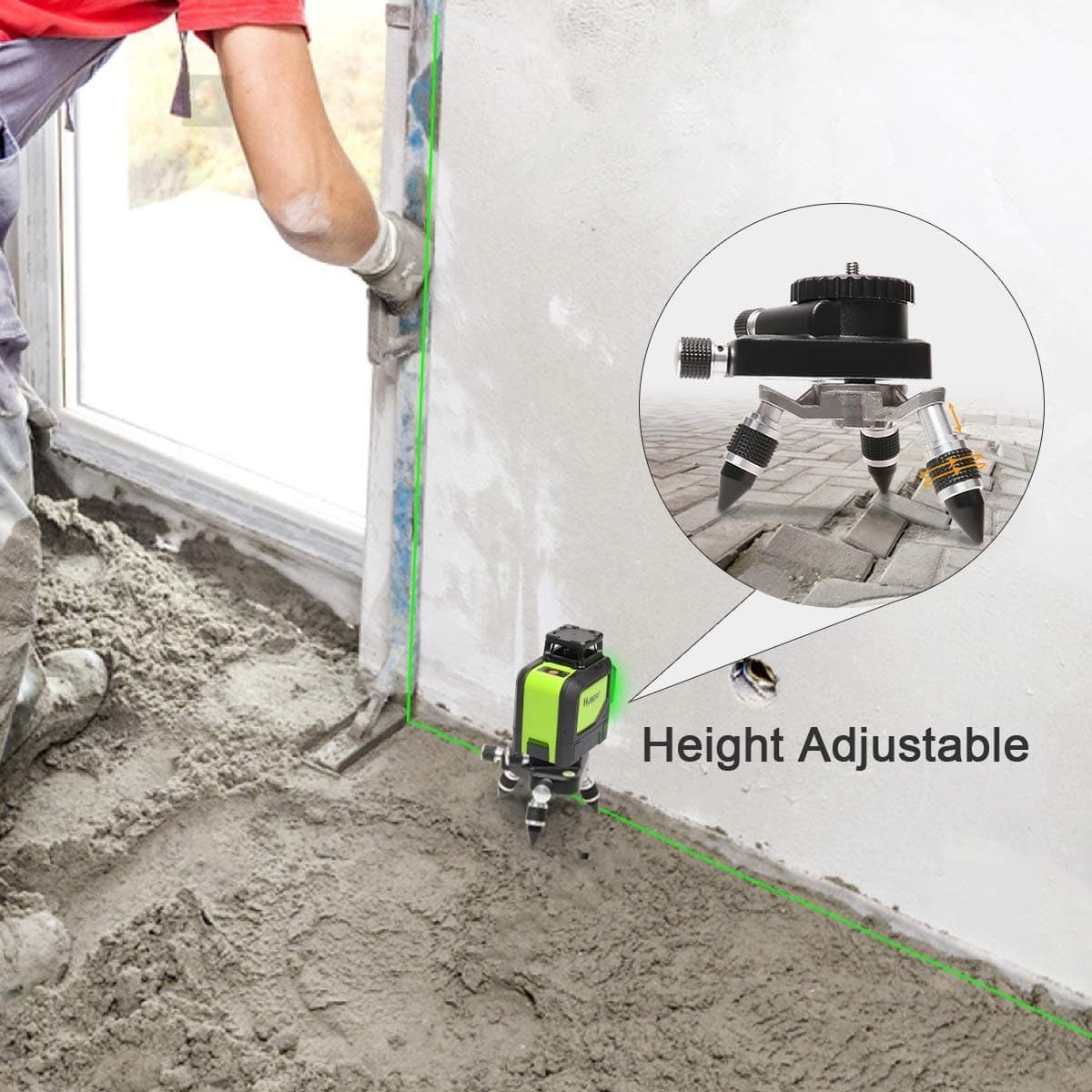 Huepar AT2 - Laser Level 360° Rotating Base Adapter - Image 3