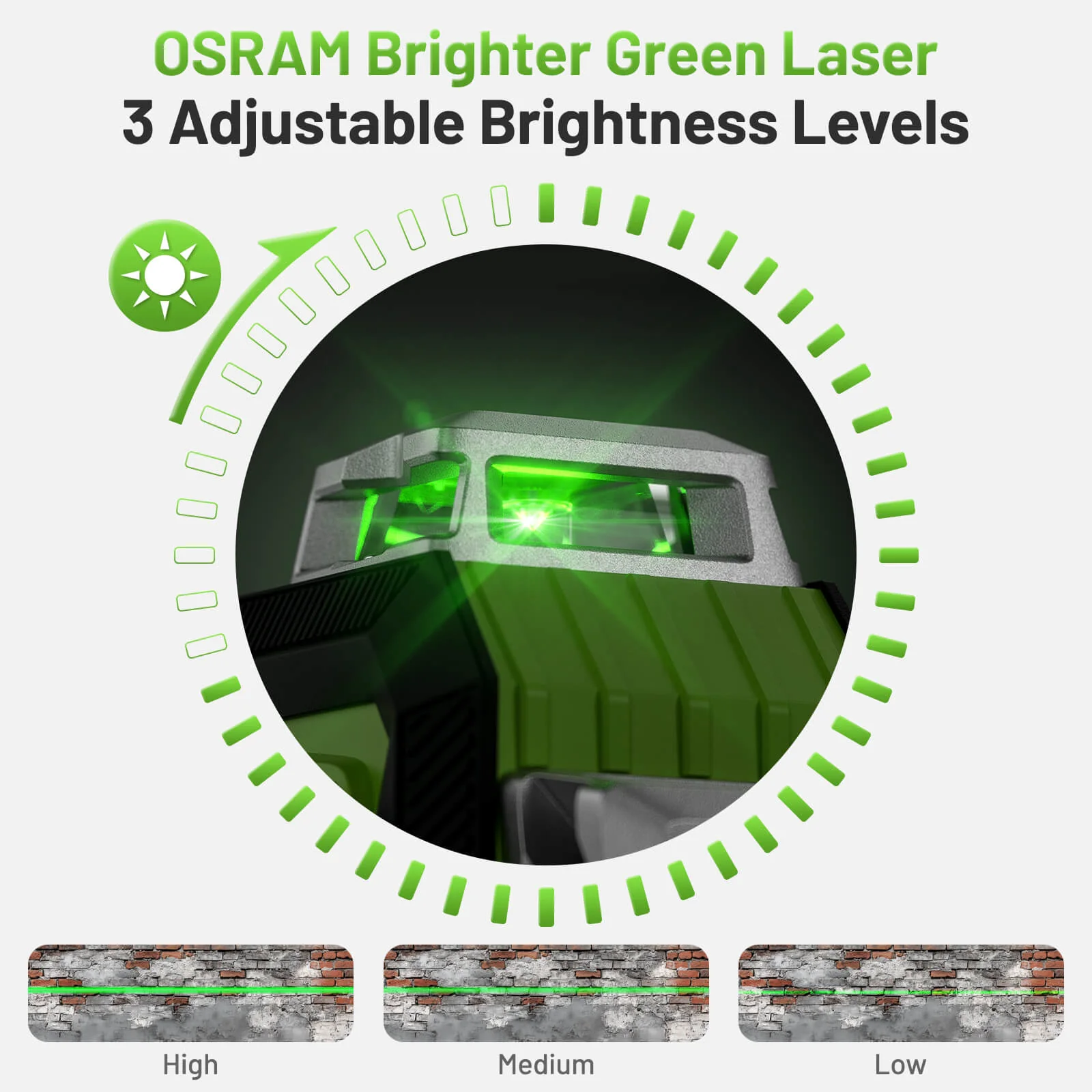 Huepar HX03CG Laser Level - Image 5