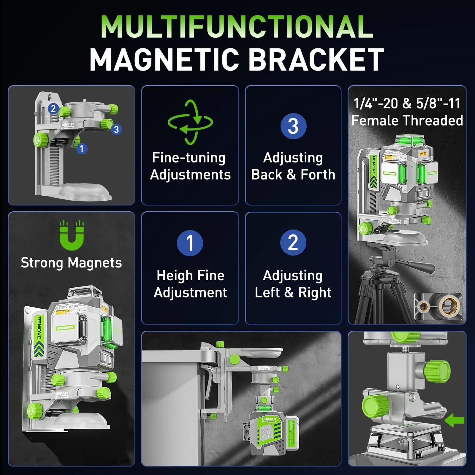 Huepar Pro ZK03CG Laser Level - Image 4